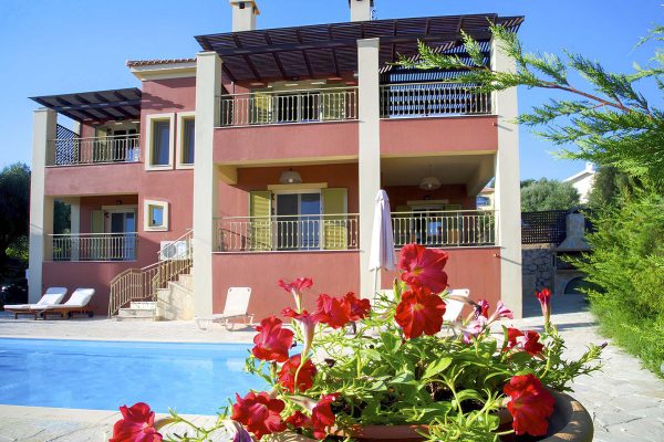 View of the villa in Leivathos - property id 2050