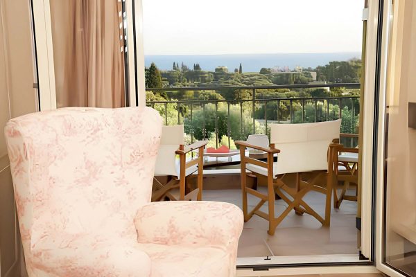 View of the balcony of the villa in Leivathos - property id 2050