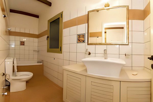 View of the bathroom of the villa in Leivathos - property id 2050