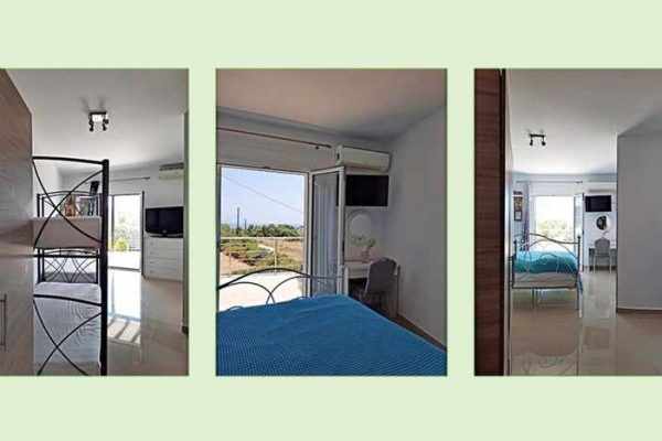 luxury maisonette-view of the three bedrooms