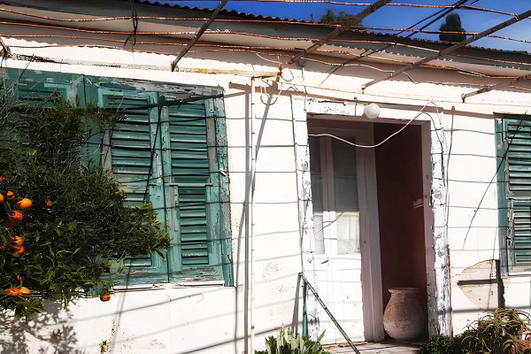 view of the entrance of the first house in Svoronata - property id 2157