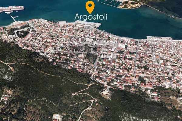 Plot for Sale in Argostoli, Kefaloniaplot-1996-Argostoli from above
