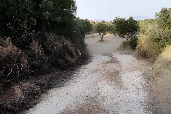 view of the road of the property in Paliki - property id 2252
