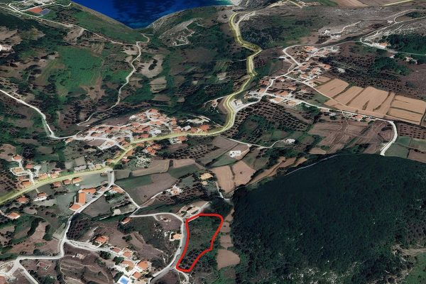 view of the plot in Agia Thekli - property id 3363